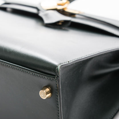 Hermes Box Kelly Sellier 32 Vert Fonce 8 of 17