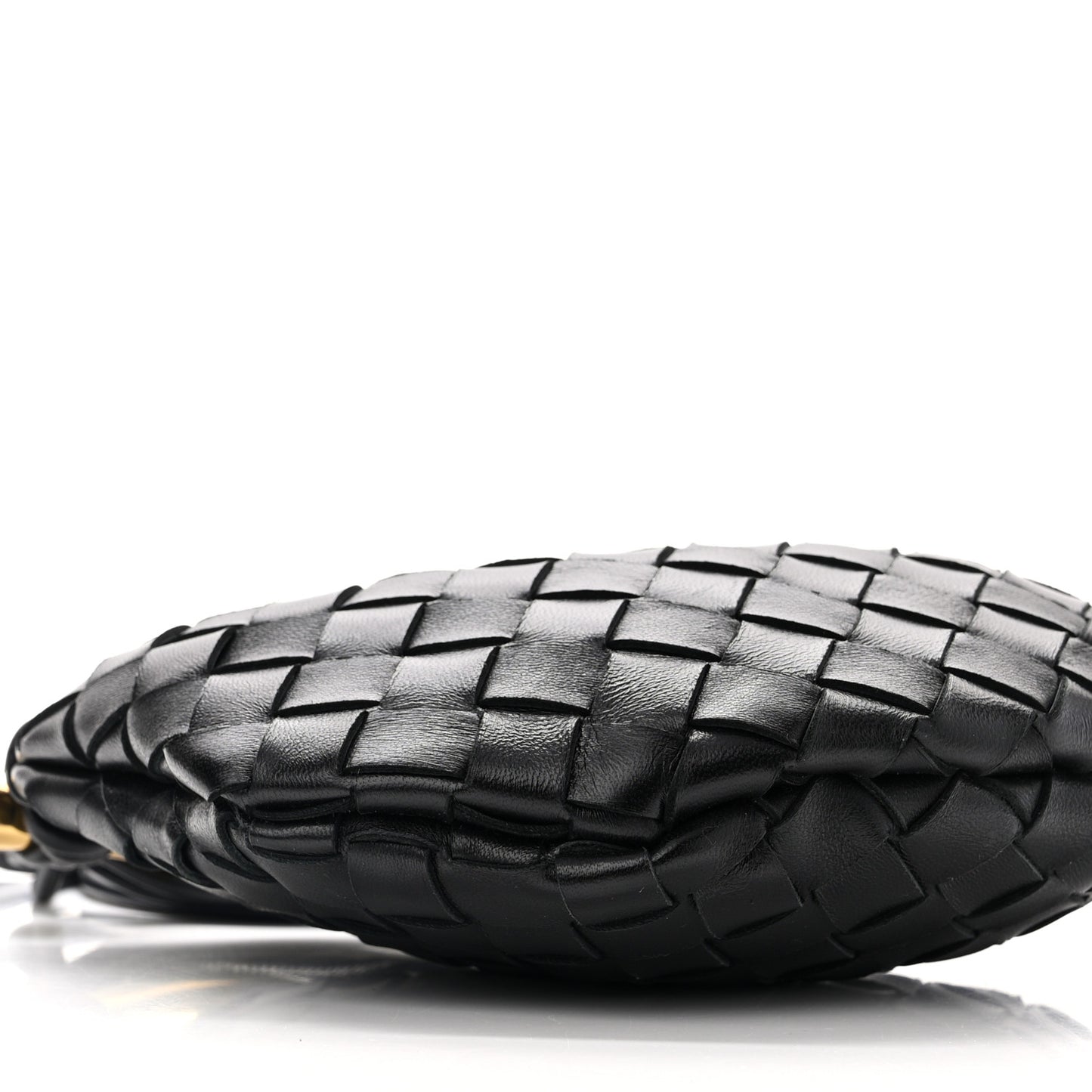 Nappa Intrecciato Mini Sardine Bag Black