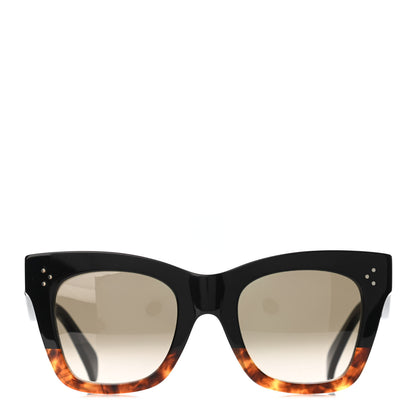 Celine Cat Eye Sunglasses CL4098 Black Havana Brown 3 of 4
