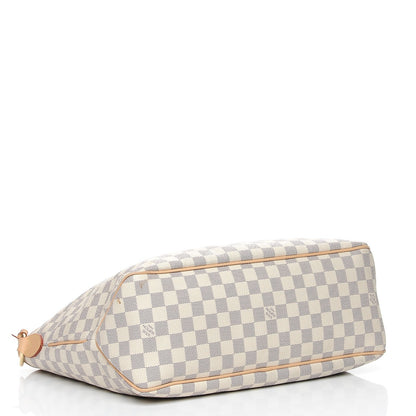 Louis Vuitton Damier Azur Delightful MM Rose Ballerine 4 of 9