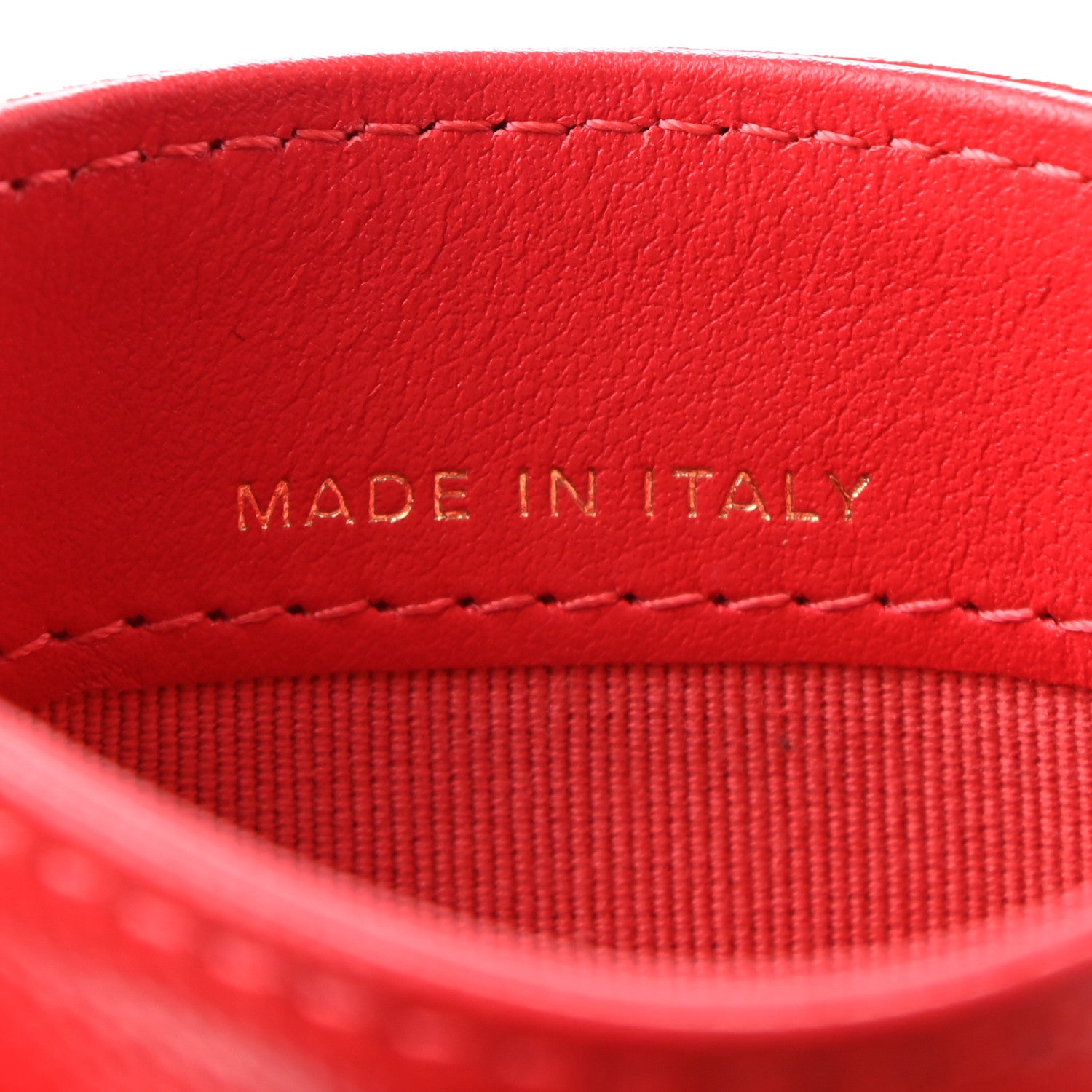 Chanel Caviar Quilted Card Holder Red 7 of 9