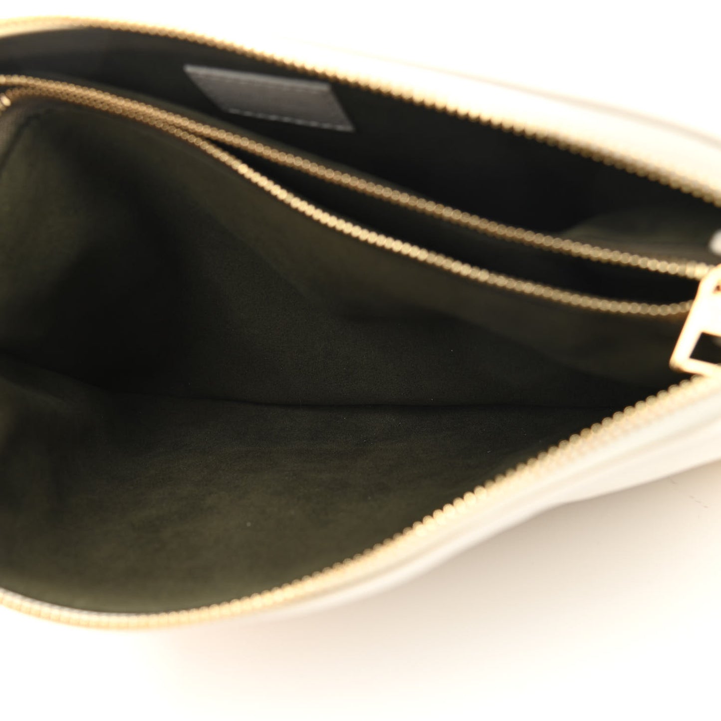 Lambskin Embossed Monogram Coussin PM Beige Cream