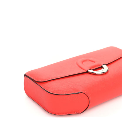 Hermes Epsom Cherche Midi Clutch Rouge Tomate 5 of 10
