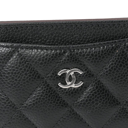 Chanel Caviar Quilted Card Holder  Black 3 of 8