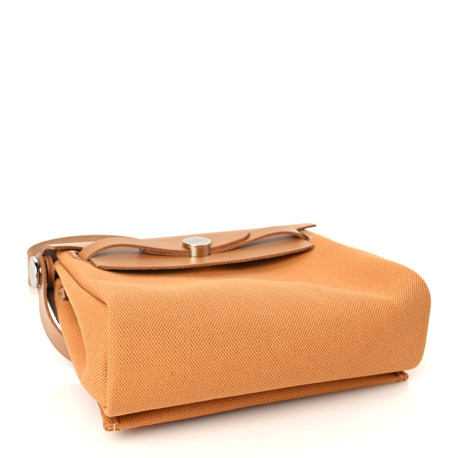 Hermes Military Toile Vache Hunter Herbag Zip Retourne 20 Naturel Sable 5 of 16