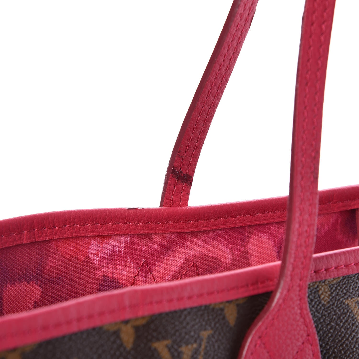 Louis Vuitton Monogram Articles de Voyage Ikat Neverfull MM Rose Indien 8 of 13
