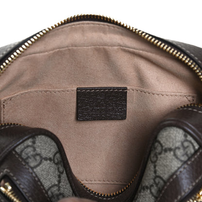 Gucci GG Supreme Monogram Web Mini Ophidia Shoulder Bag Brown 6 of 13