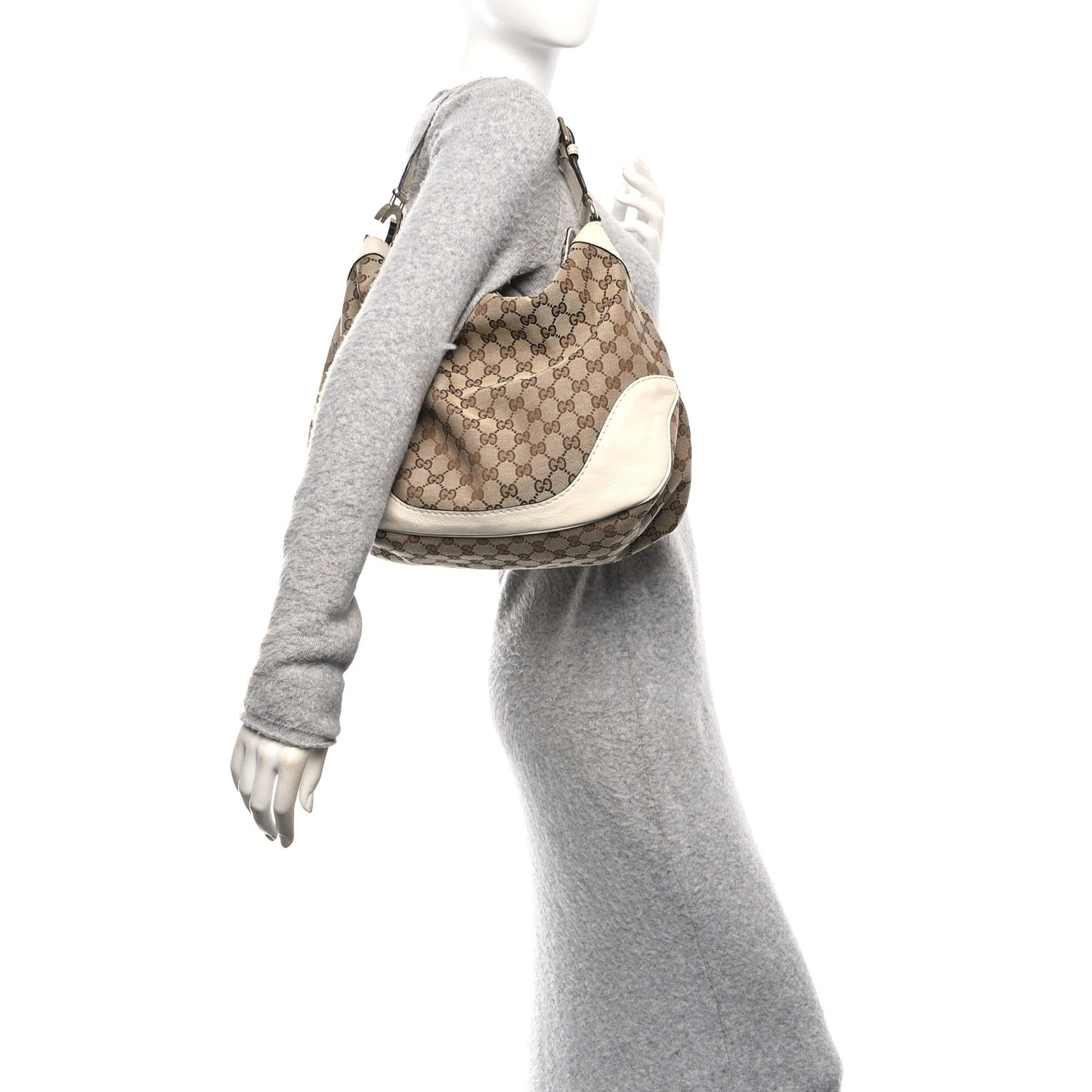 Monogram Medium Charlotte Tote Off White
