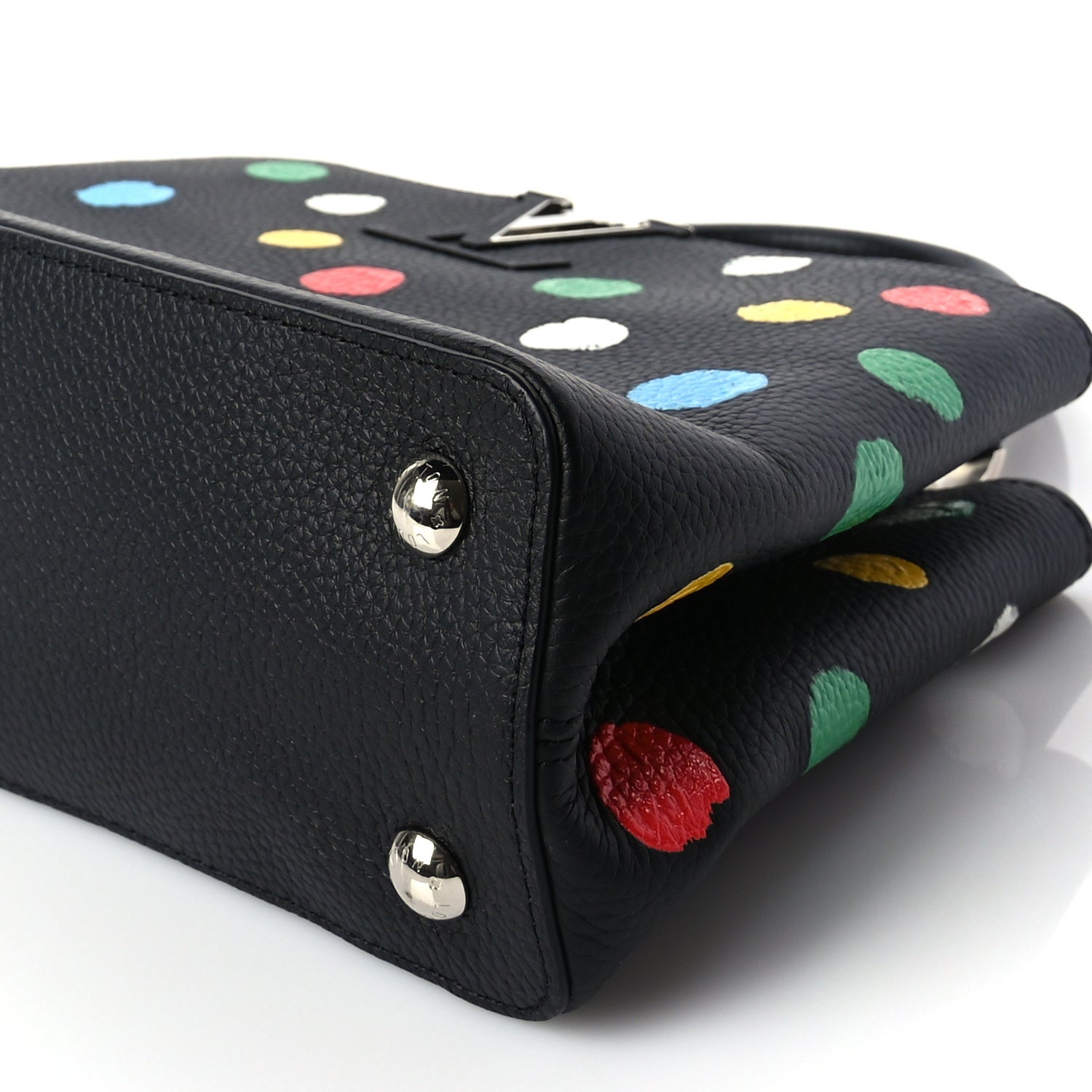 Louis Vuitton LV X YK Taurillon Capucines MM Black 8 of 8