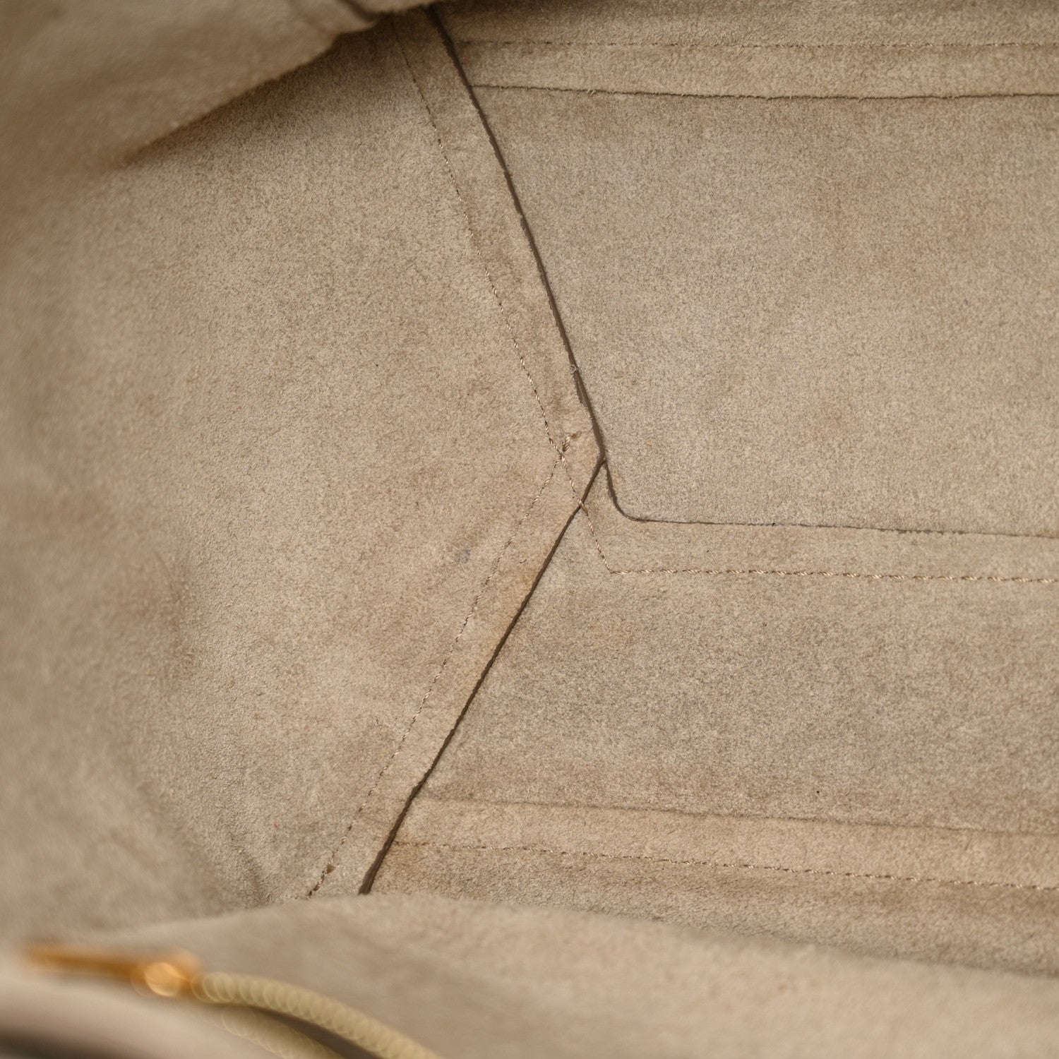 Celine Soft Grained Calfskin Sangle Bucket Bag Taupe 10 of 10