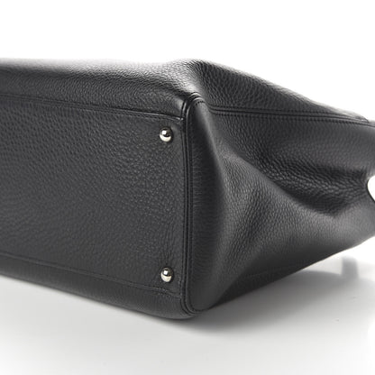 Chanel Deerskin Cerf Executive Shopper Tote Black 7 of 10