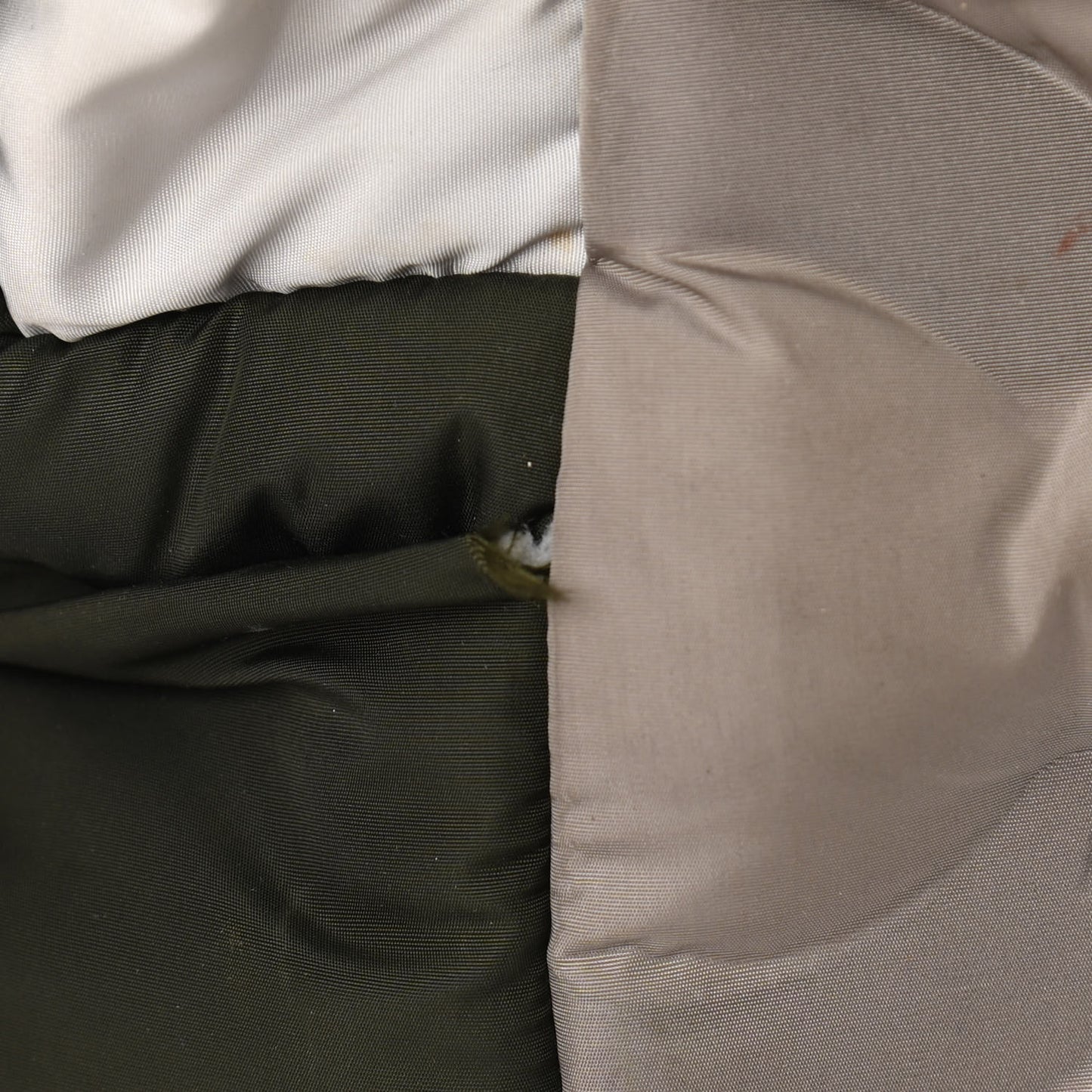 Nylon Embossed Small Doudoune Backpack Black Grey White