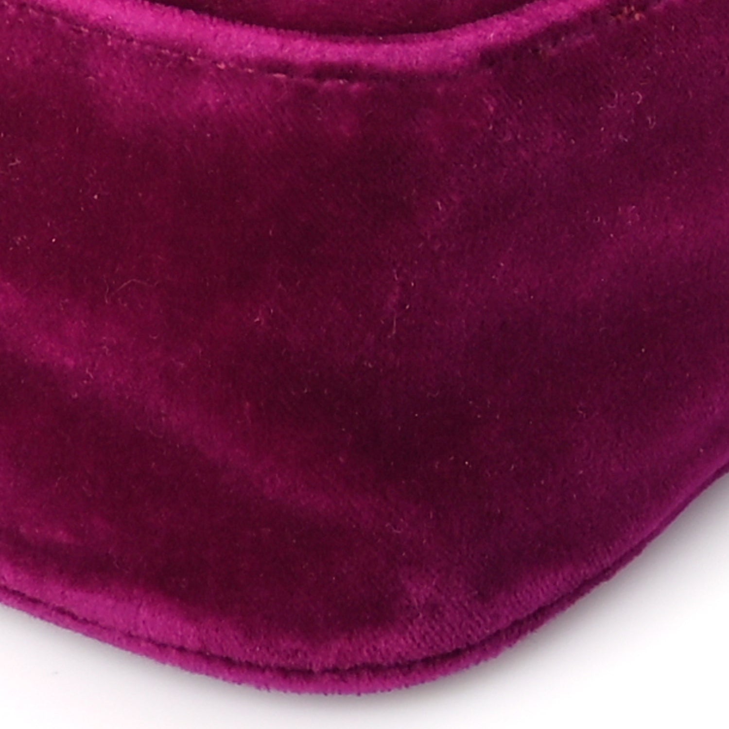 Gucci Velvet Matelasse Medium GG Marmont Shoulder Bag  Fuchsia Violet Cyclamen 9 of 9