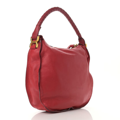 Chloe Calfskin Medium Marcie Hobo Garnet 2 of 9