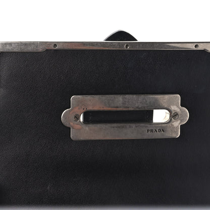 Prada City Calf Saffiano Cahier Astrology Bag Black 10 of 13