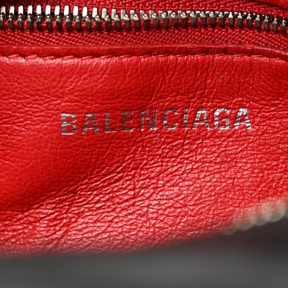 Balenciaga Shiny Day Calfskin XS Triangle Square Bag Black 6 of 10