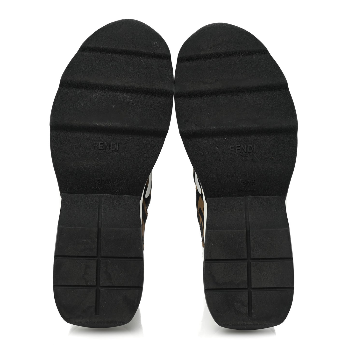 Technical Mesh Lycra FFreedom Patchwork Sneakers 37.5 Black Tobacco