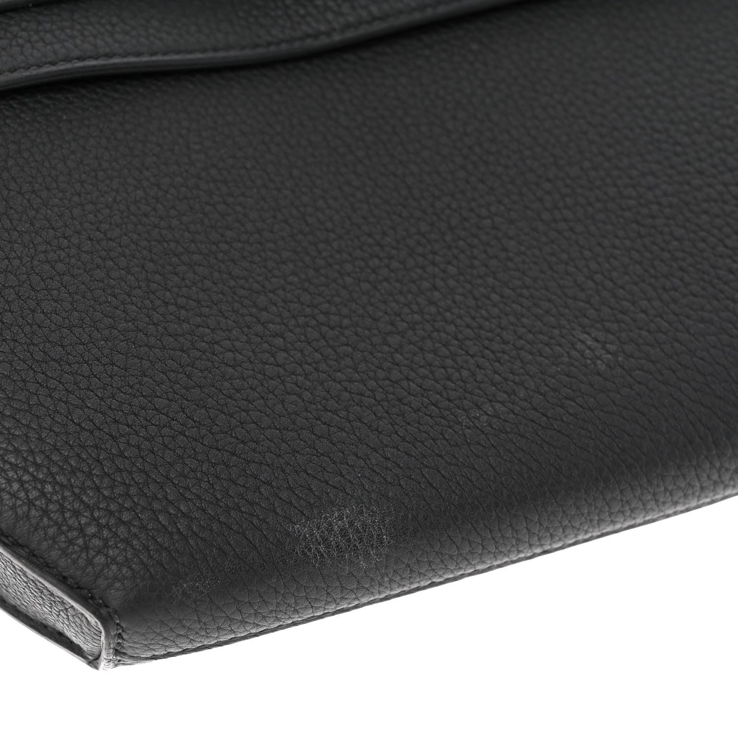 Hermes Togo Kelly Depeches 25 Pouch Black 11 of 11