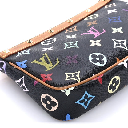 Louis Vuitton Monogram Multicolor Pochette Accessories  Black 7 of 7