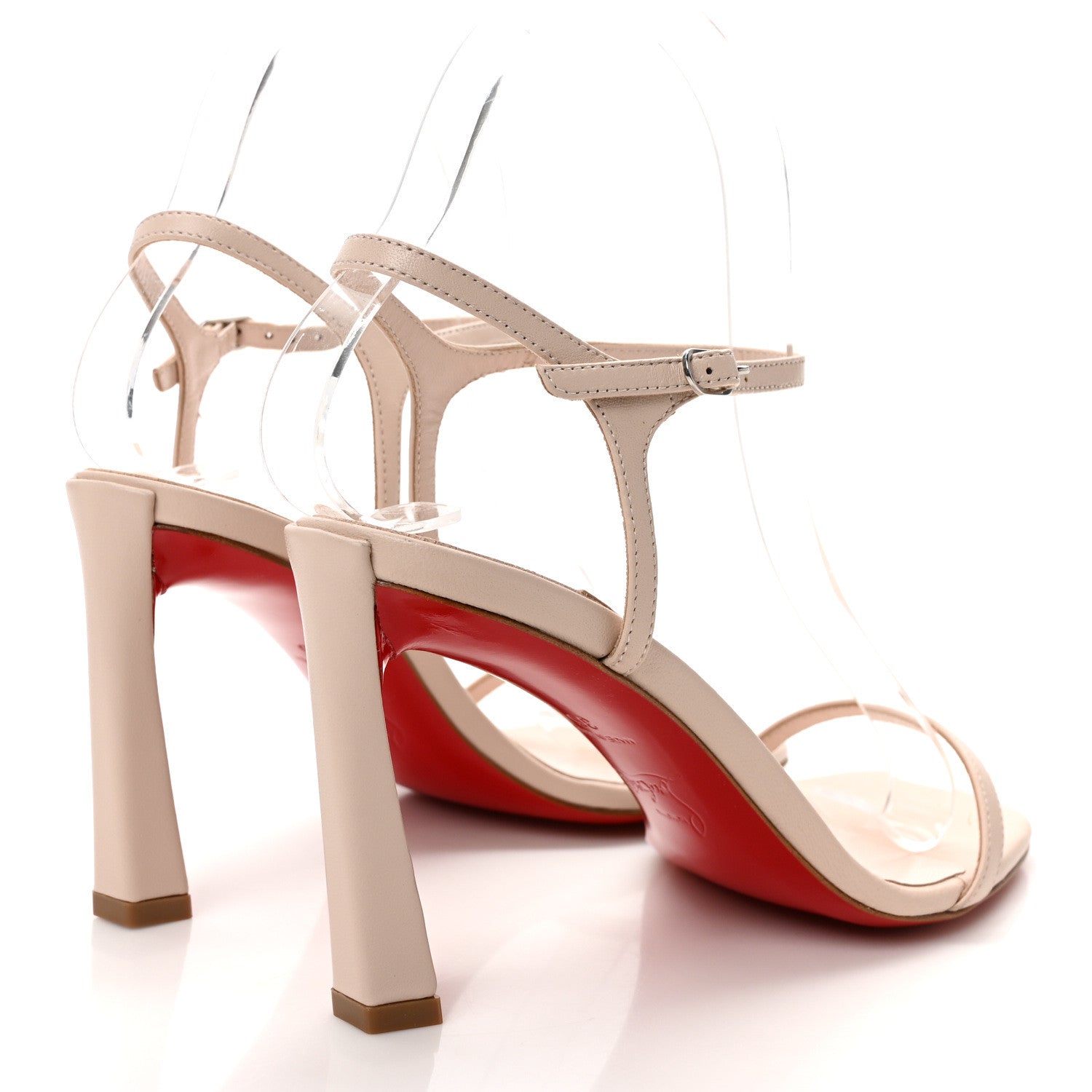 Christian Louboutin Nappa Condora 85 Sandals 35 Leche 4 of 8