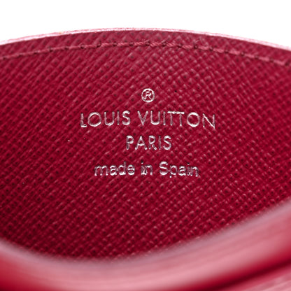 Louis Vuitton Epi Card Holder Fuchsia 6 of 9
