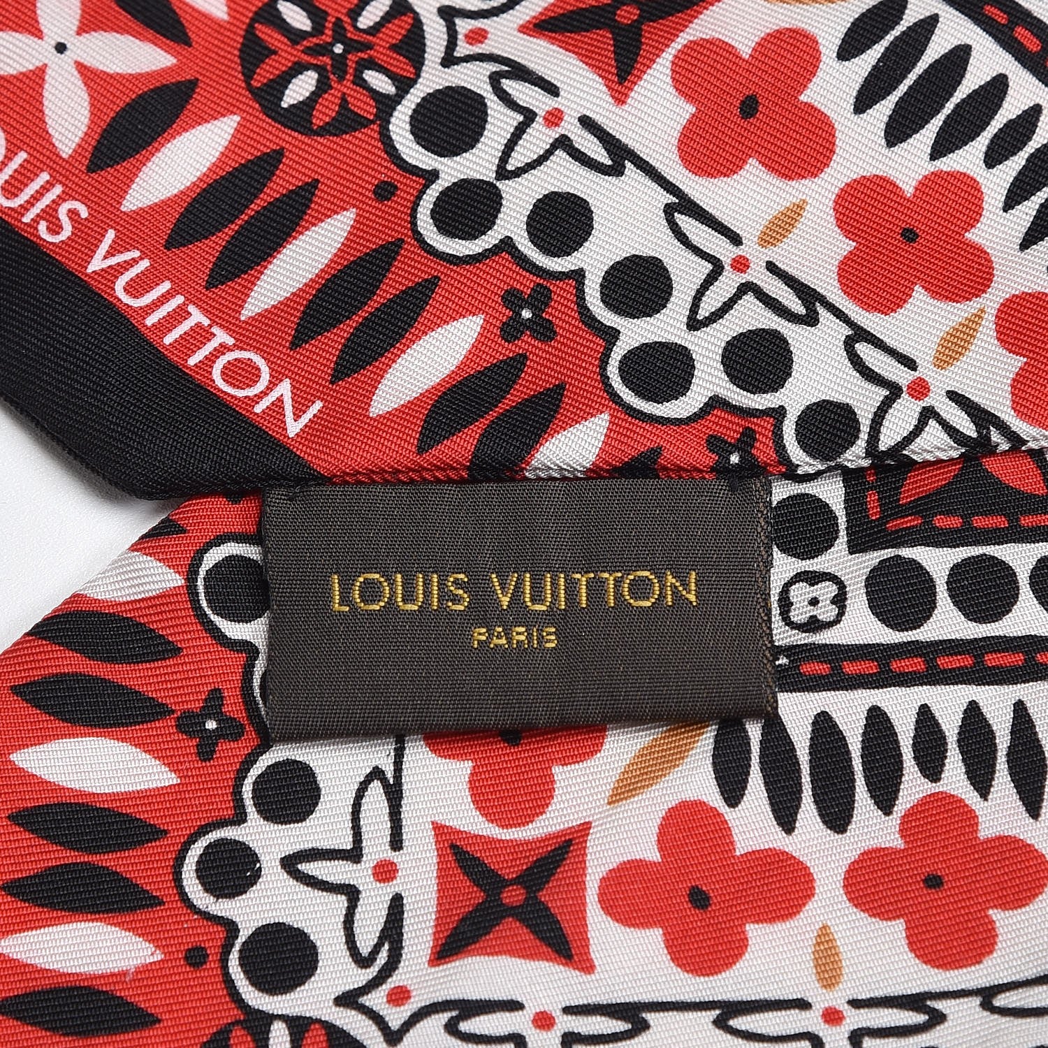 Louis Vuitton Silk Amstramgram Bandeau Coquelicot 4 of 5