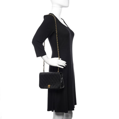 Chanel Lambskin Quilted Small Single Flap Bag Black 2 of 12