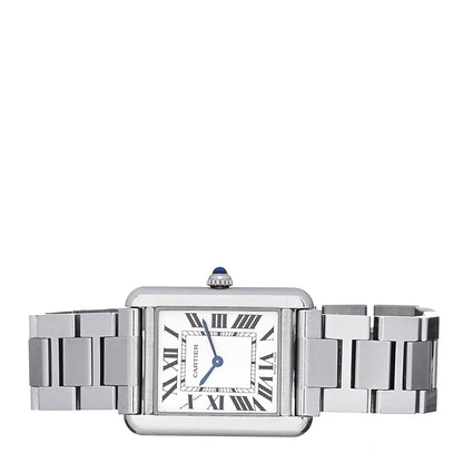Cartier Stainless Steel 24mm Tank Solo Quartz Watch 2 of 4