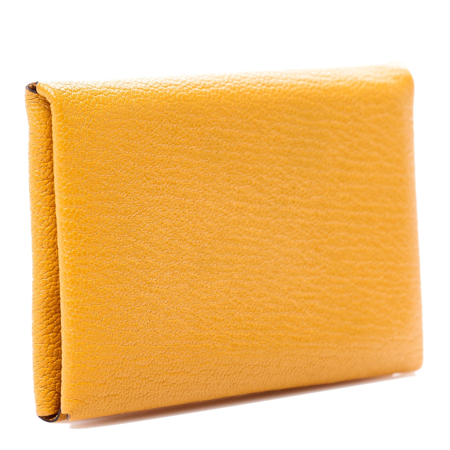 Chevre Mysore Calvi Card Case Moutarde