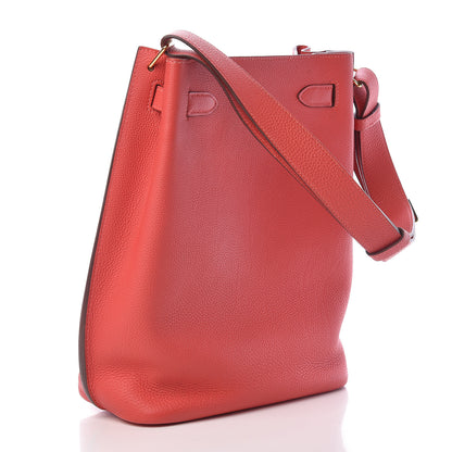 Hermes Togo So Kelly 22 Rouge Pivoine 3 of 12
