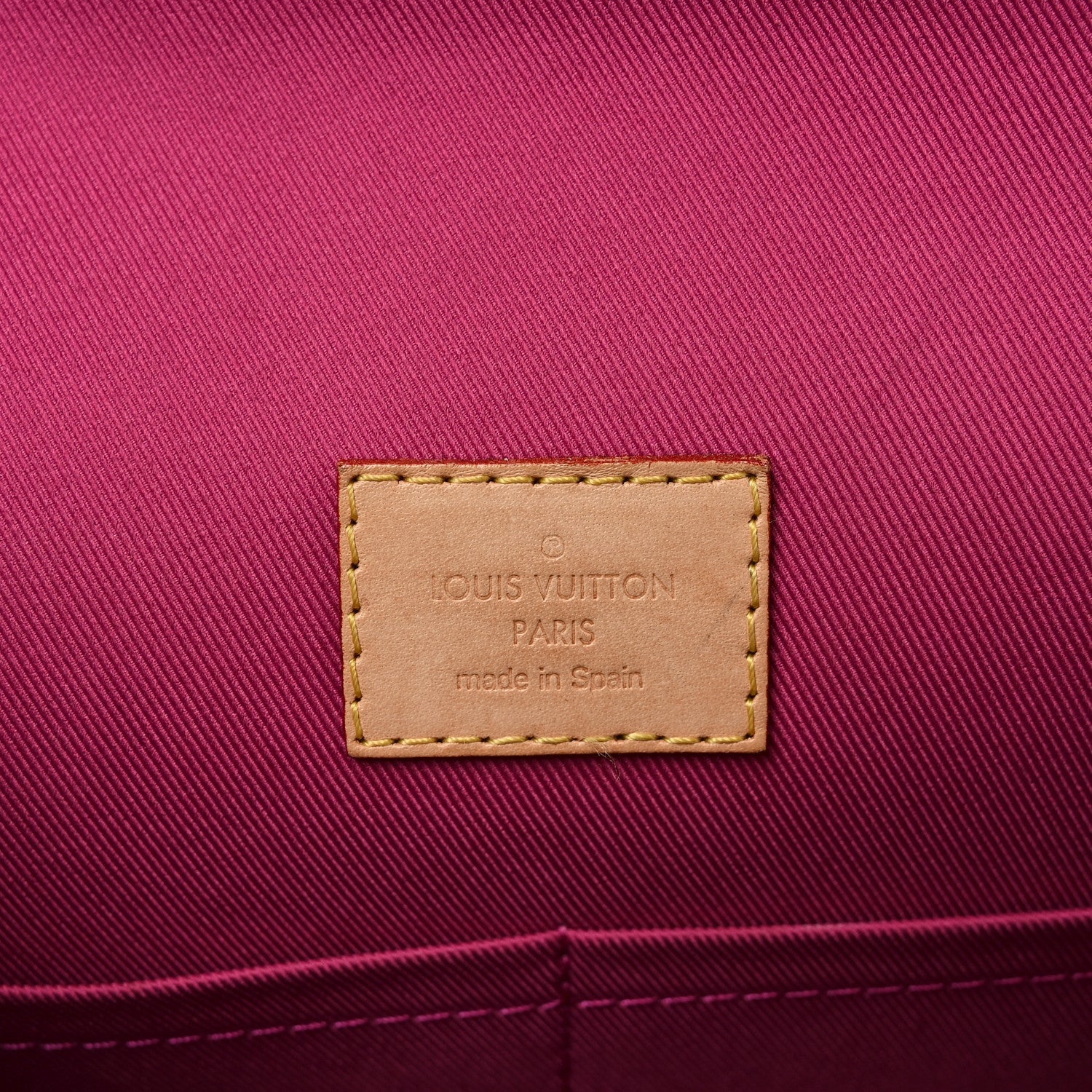 Louis Vuitton Monogram Cluny BB Bordeaux Fuchsia 6 of 7
