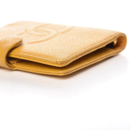 Chanel Caviar CC Mini Ring Agenda Planner Yellow 11 of 16