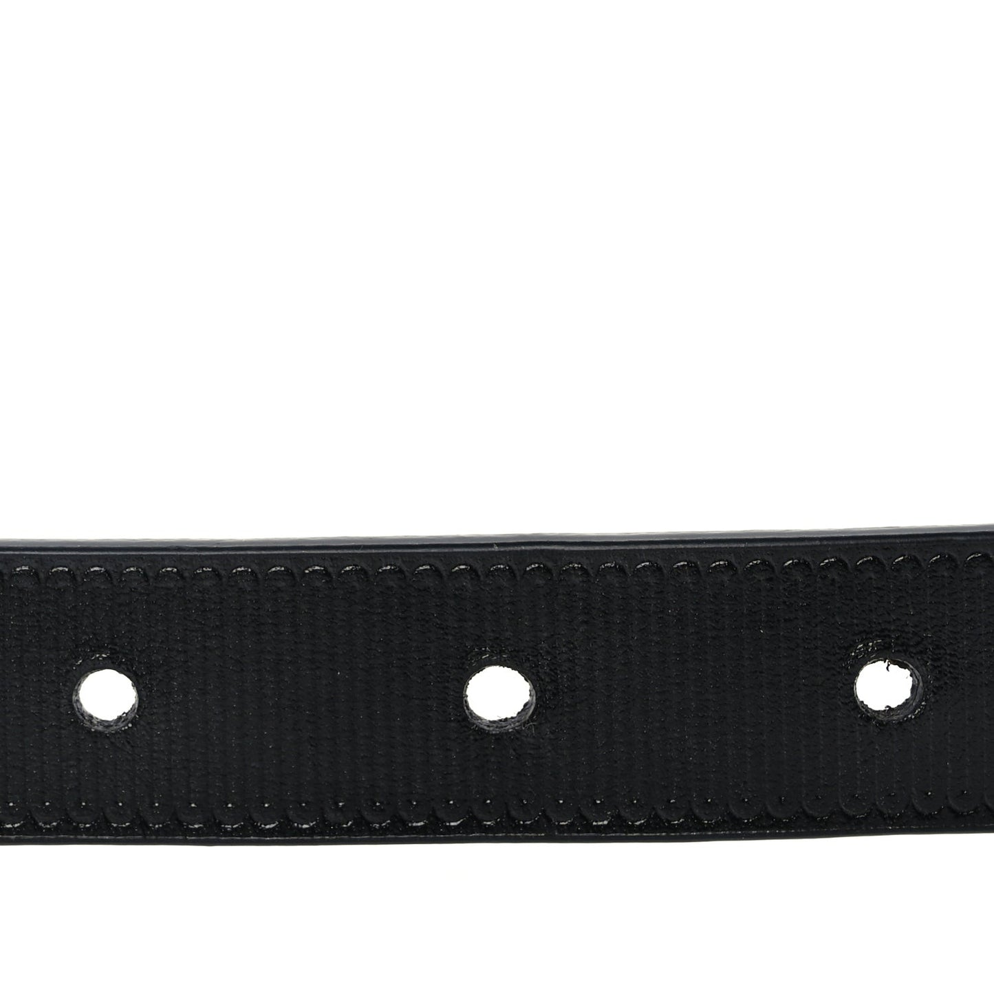 Calfskin Embossed 20MM LV Initiales Belt 80 32 Black