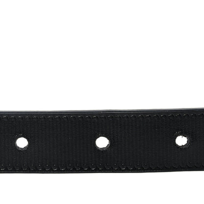 Louis Vuitton Calfskin Embossed 20MM LV Initiales Belt 80 32 Black 5 of 5