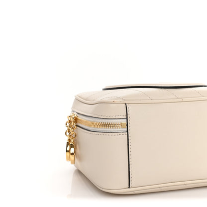 Gucci Sakai Be Green Calfskin Diagonal Stitched Blondie Top Handle Bag Mystic White 7 of 8
