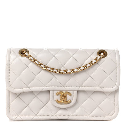 Chanel Caviar Quilted Medium Sweet Classic Flap White 1 of 11