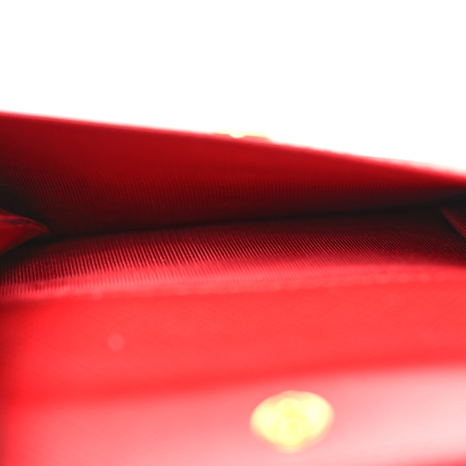 Prada Saffiano Metal Compact Snap Bi-Fold Wallet Fuoco 6 of 13