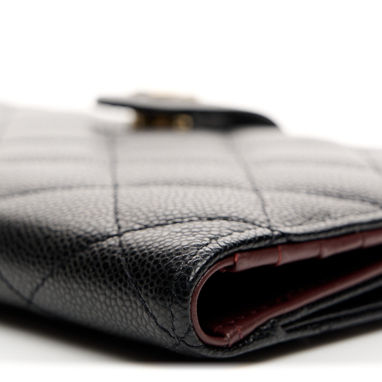 Chanel Caviar Quilted Long Zipped Wallet Black 9 of 11