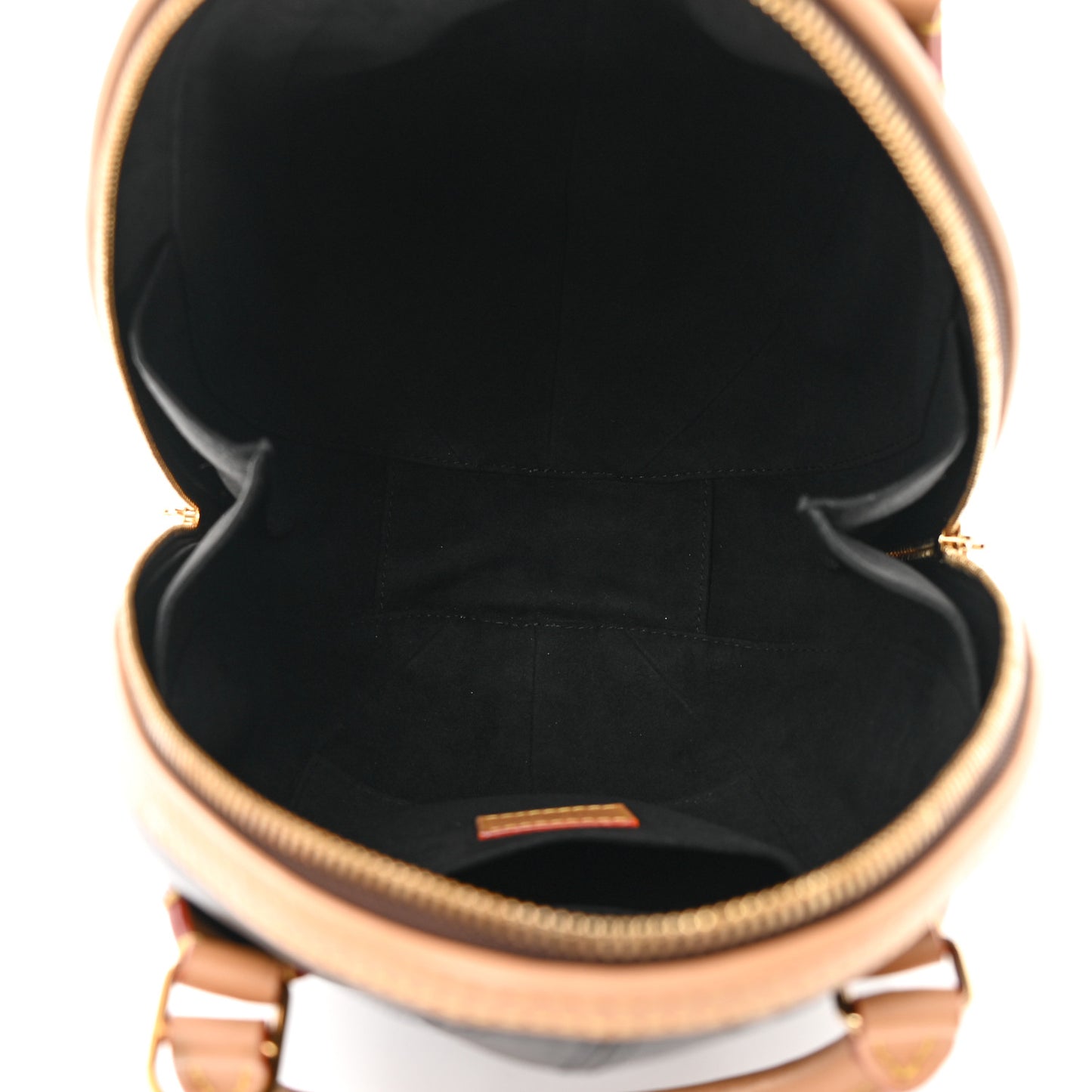 Monogram Braided Egg Bag Black