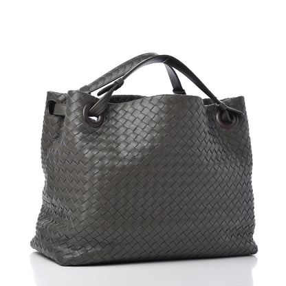 Bottega Veneta Nappa Intrecciato Bella Tote Grey 3 of 9