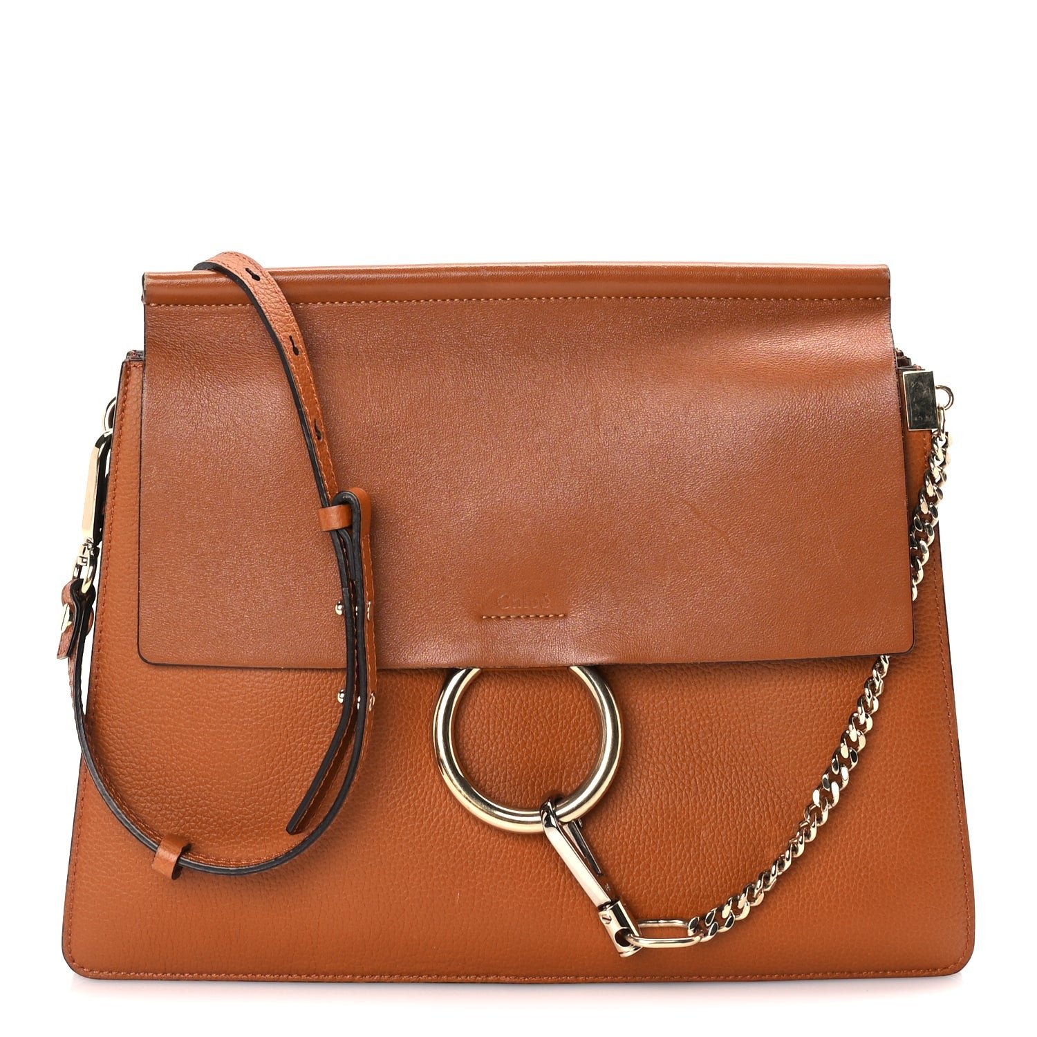 Chloe Calfskin Medium Faye Shoulder Bag  Caramel 1 of 8