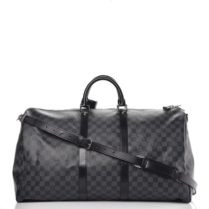 Louis Vuitton Damier Graphite Keepall Bandouliere 55 1 of 13