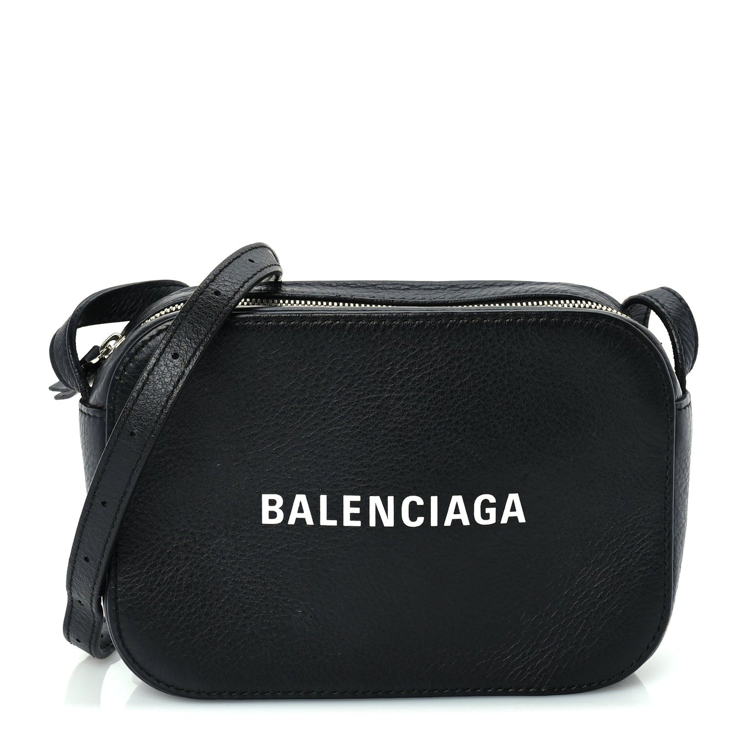 Calfskin Logo XS Everyday Camera Bag Black
