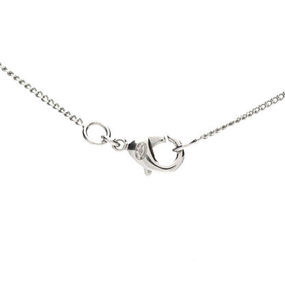 Chanel Crystal CC Drop Necklace Silver 4 of 4