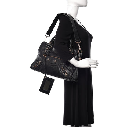 Balenciaga Agneau Giant 21 Rose Gold Hardware City Black 2 of 11