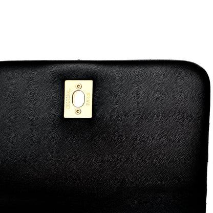 Chanel Lambskin Quilted Mini Side Note Flap Black 14 of 15