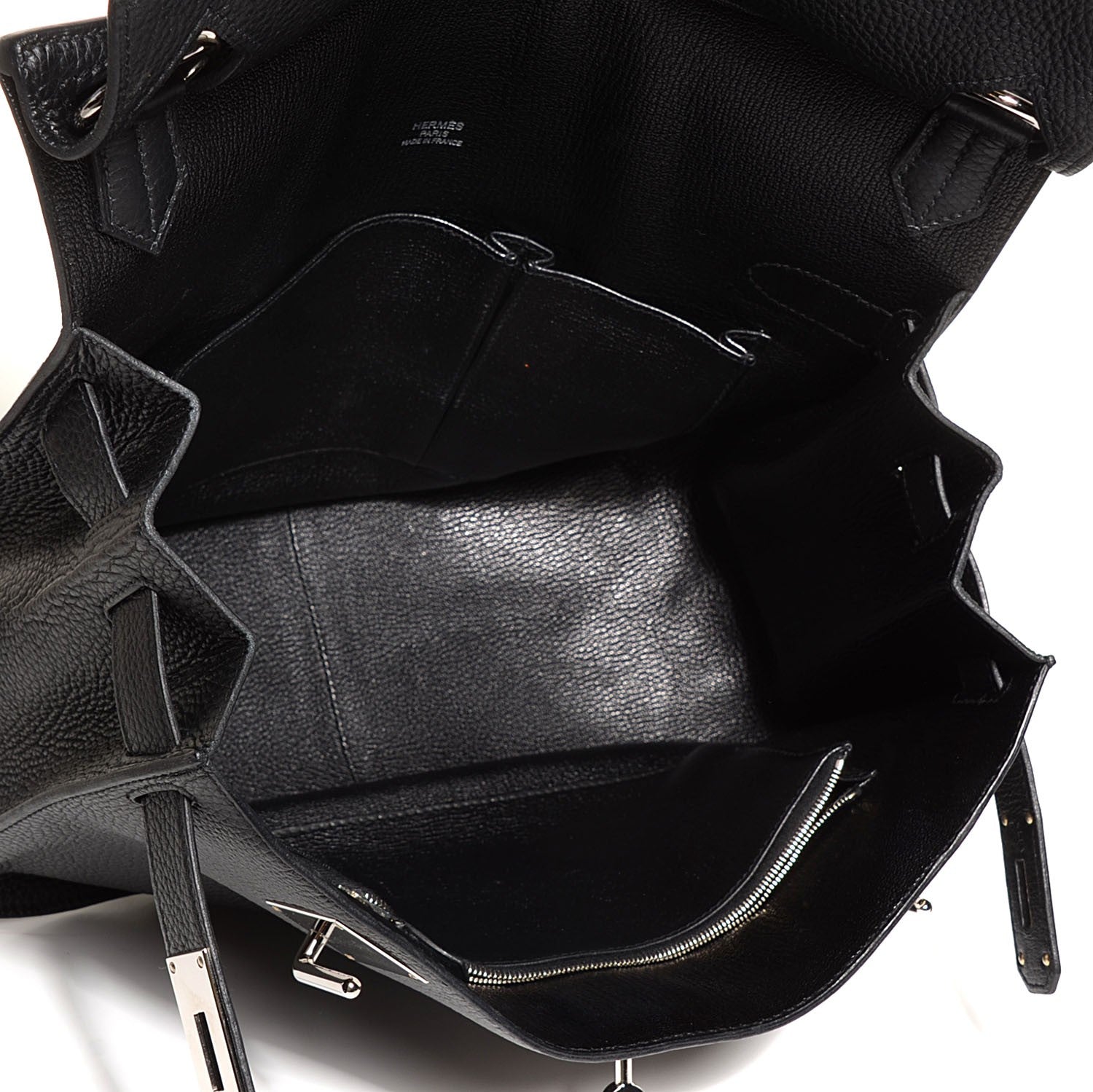 Hermes Taurillon Clemence Jypsiere 34 Black 5 of 17