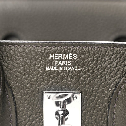 Hermes Togo Birkin 25 Vert De Gris 5 of 10