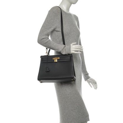 Hermes Togo Kelly Retourne 32 Black 2 of 24