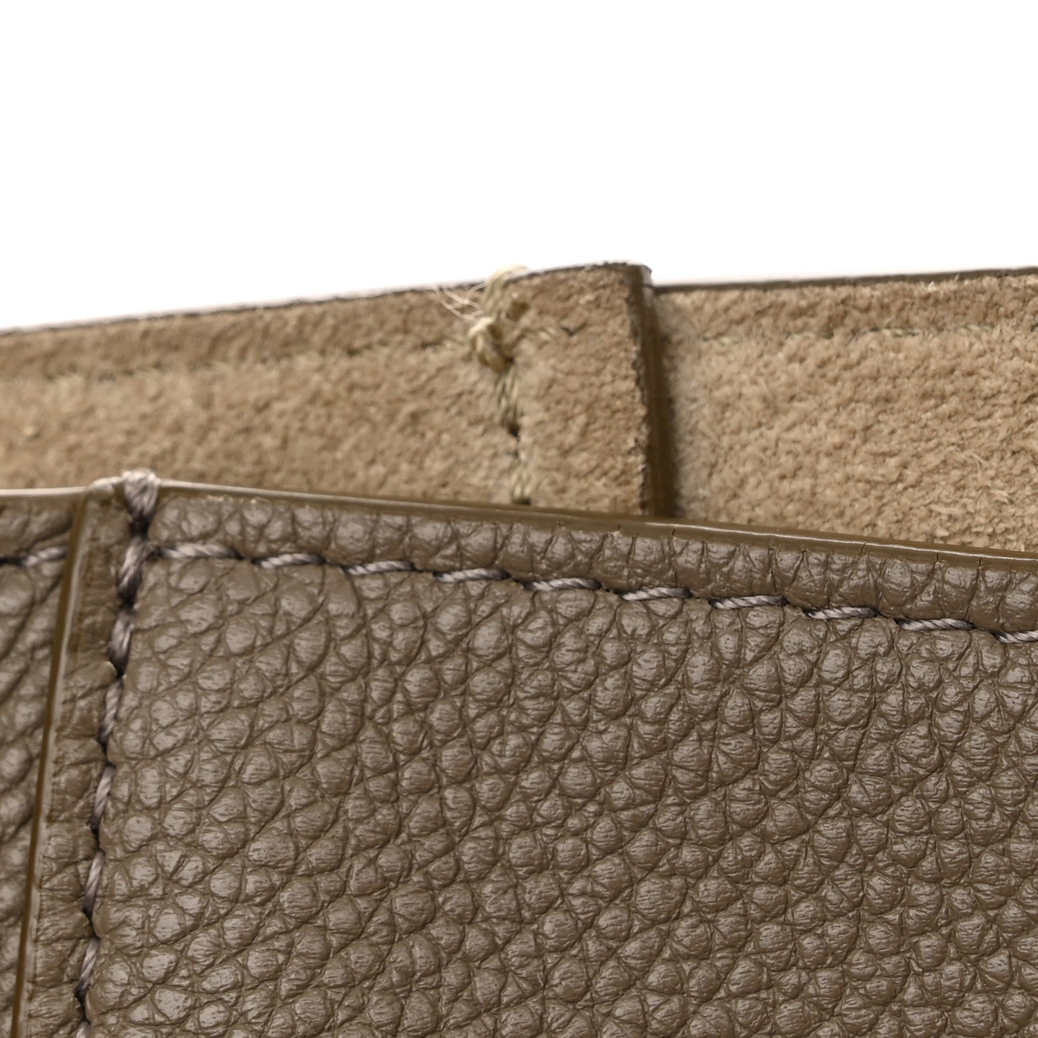 Celine Soft Grained Calfskin Sangle Bucket Bag Taupe 11 of 11